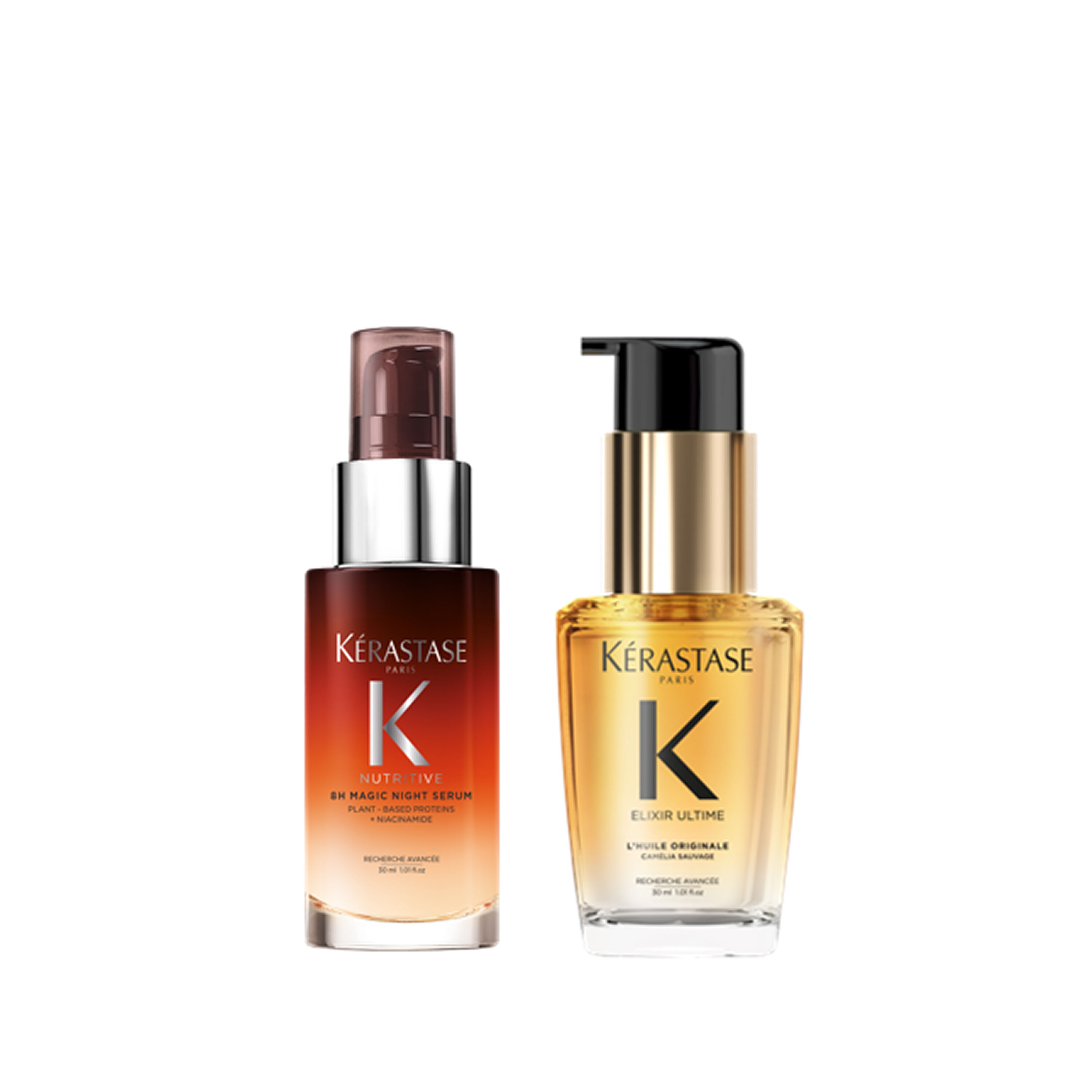 KERASTASE NUTRITIVE ヘアオイル 2本セット Iconic Nourishing & Hydrating Duo - Travel Size - Kérastase